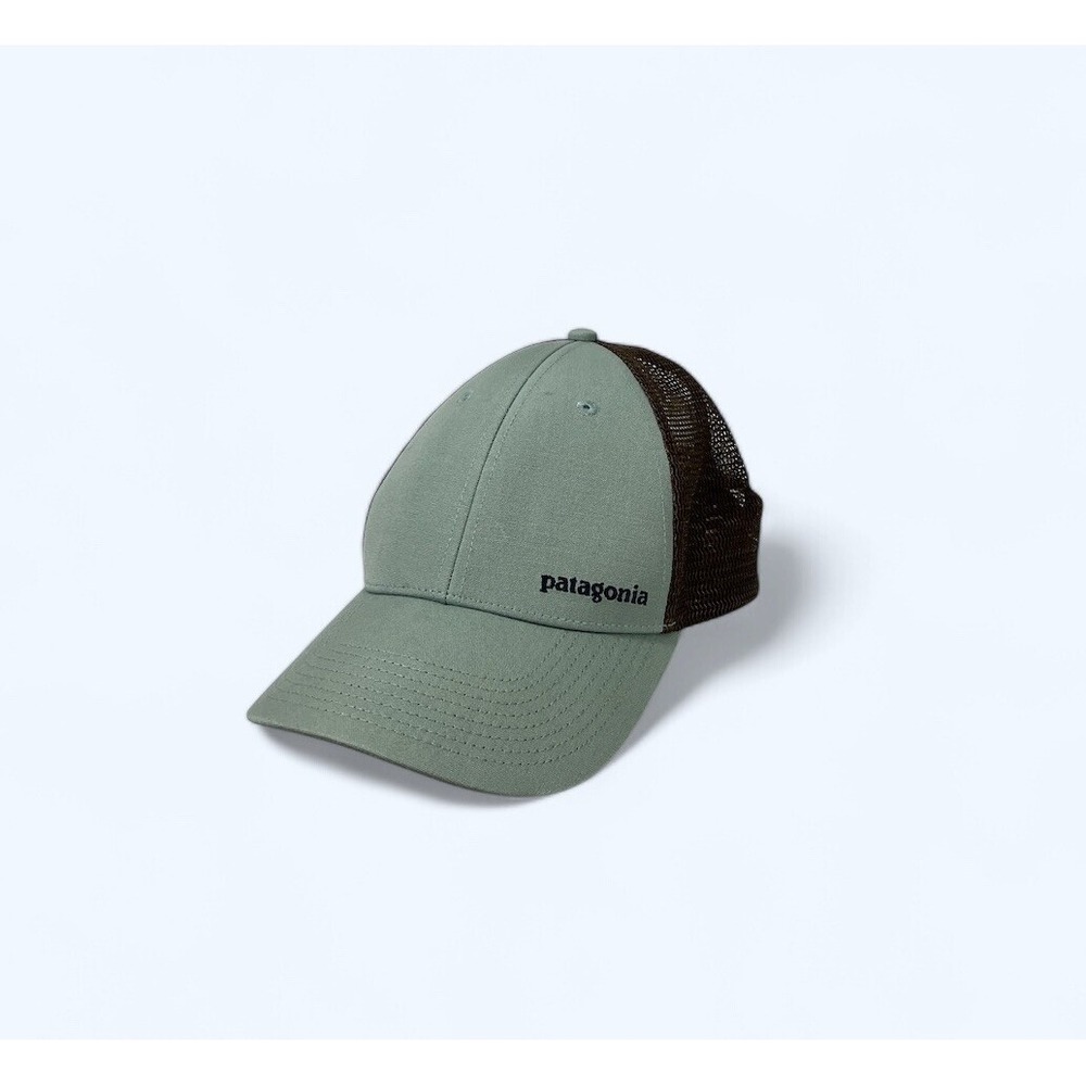 PATAGONIA BASEBALL CAP HAT ADJUSTABLE GREEN‎ BROWN